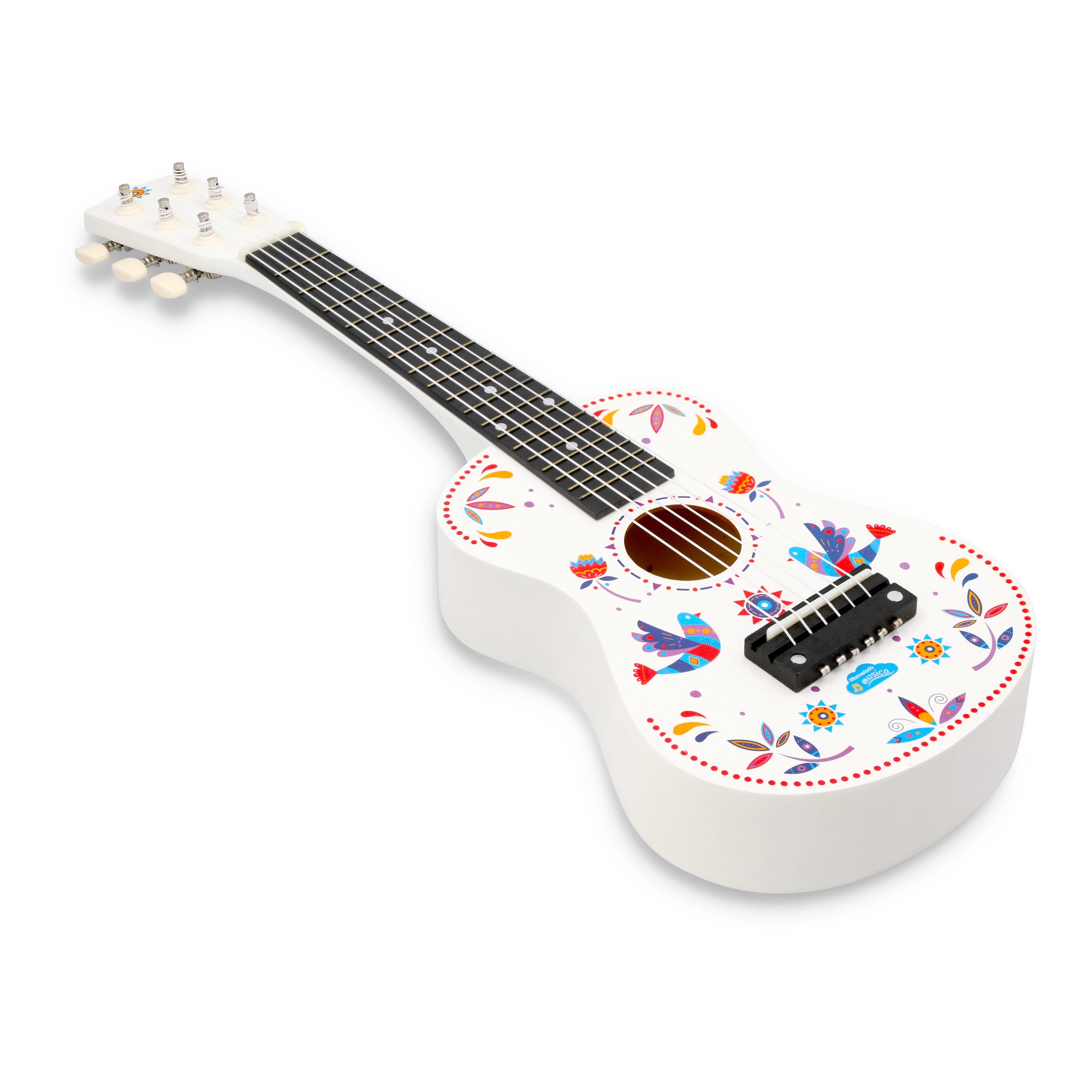 Children’s White Wooden Guitar by Marmelada Music