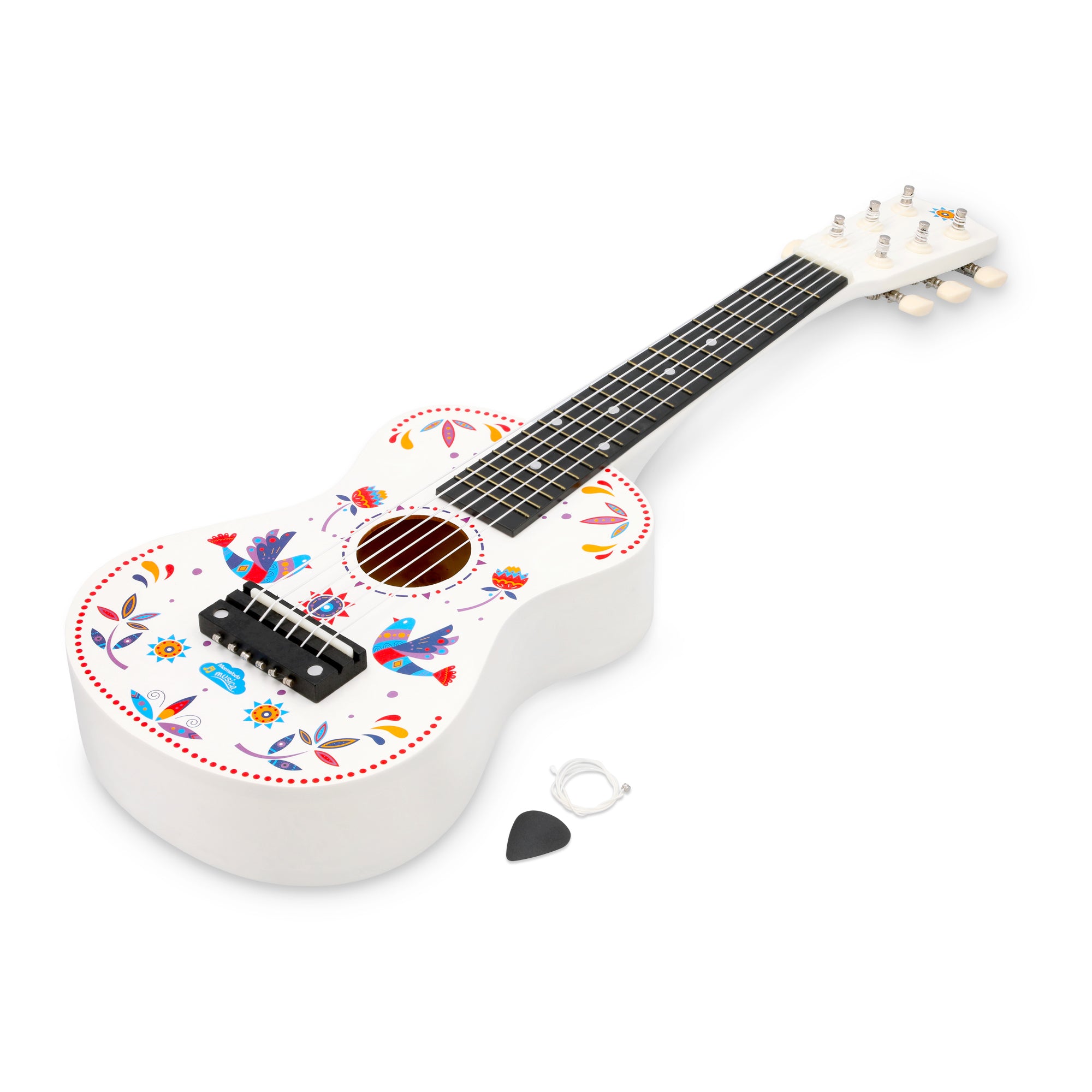 Children’s White Wooden Guitar by Marmelada Music