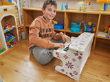 Children’s Happy Green Wooden Piano by Marmelada Music