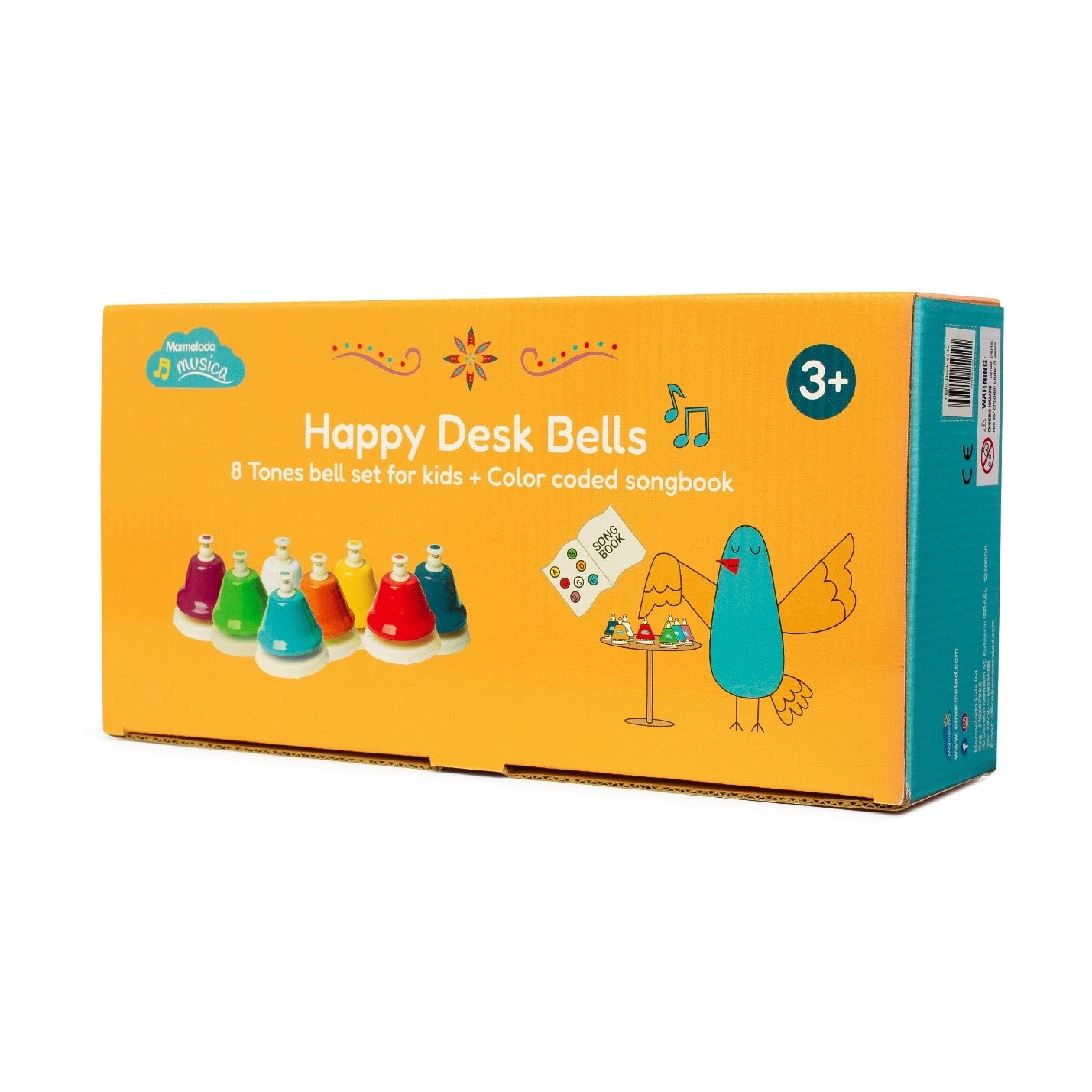 Happy 8 Notes Music Desk Bell